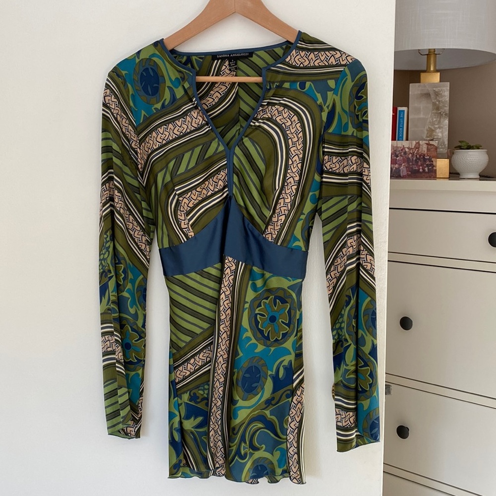 Sandra Angelozzi Silk Top size Small